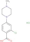 2-chloro-4-(4-methylpiperazin-1-yl)benzoic acid hydrochloride