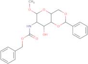 Methyl 4,6-o-benzylidene-2-benzyloxycarbonylamino-2-deoxy-α-D-glucopyranoside