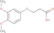 3-[(3,4-Dimethoxyphenyl)sulfanyl]propanoic acid