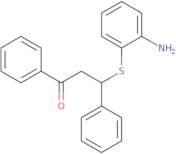 3-[(2-Aminophenyl)sulfanyl]-1,3-diphenylpropan-1-one