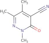 2,5,6-Trimethyl-3-oxo-2,3-dihydropyridazine-4-carbonitrile