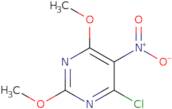 4-Chloro-2,6-dimethoxy-5-nitropyrimidine