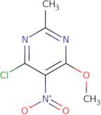 4-chloro-6-methoxy-2-methyl-5-nitropyrimidine