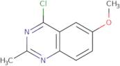 4-chloro-6-methoxy-2-methylquinazoline