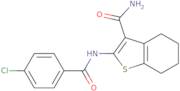 2-(4-Chlorobenzamido)-4,5,6,7-tetrahydrobenzo[b]thiophene-3-carboxamide