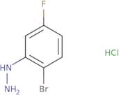 (2-Bromo-5-fluorophenyl)hydrazine hydrochloride