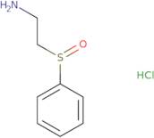 2-(Benzenesulfinyl)ethan-1-amine hydrochloride