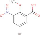 5-Bromo-2-methoxy-3-nitrobenzoic acid