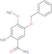 2-Amino-5-(benzyloxy)-4-methoxybenzamide