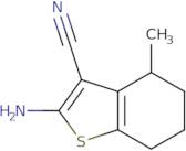 2-Amino-4-methyl-4,5,6,7-tetrahydro-1-benzothiophene-3-carbonitrile