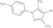 4-(4-Bromo-3,5-dimethylpyrazol-1-yl)aniline