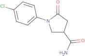 1-(4-Chlorophenyl)-5-oxopyrrolidine-3-carboxamide