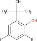 2-Bromo-6-tert-butyl-4-iodophenol