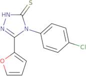 4-(4-Chlorophenyl)-5-(furan-2-yl)-4H-1,2,4-triazole-3-thiol