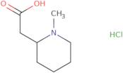 2-(1-Methylpiperidin-2-yl)acetic acid hydrochloride