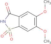 5,6-Dimethoxy-2,3-dihydro-1,2-benzothiazole-1,1,3-trione