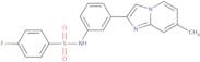 4-Fluoro-N-[3-(7-methylimidazo[1,2-a]pyridin-2-yl)phenyl]benzenesulfonamide