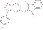 2-{[3-(4-Fluorophenyl)-2,1-benzisoxazol-5-yl]methylene}-1H-indene-1,3(2H)-dione