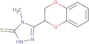 5-(2,3-Dihydro-1,4-benzodioxin-2-yl)-4-methyl-4H-1,2,4-triazole-3-thiol