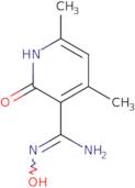 (Z)-N'-Hydroxy-4,6-dimethyl-2-oxo-1,2-dihydropyridine-3-carboximidamide