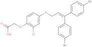 {4-[3,3-Bis-(4-bromo-phenyl)-allylsulfanyl]-2-chloro-phenoxy}-acetic acid