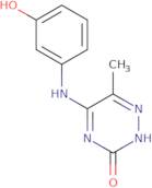 5-[(3-Hydroxyphenyl)amino]-6-methyl-1,2,4-triazin-3(2H)-one