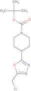 tert-Butyl 4-[5-(chloromethyl)-1,3,4-oxadiazol-2-yl]piperidine-1-carboxylate