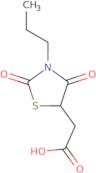 (2,4-Dioxo-3-propyl-1,3-thiazolidin-5-yl)acetic acid