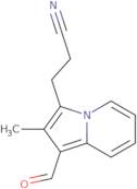 3-(1-Formyl-2-methyl-indolizin-3-yl)-propionitrile