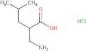 2-(Aminomethyl)-4-methylpentanoic acid hydrochloride