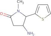 4-Amino-1-methyl-5-(thiophen-2-yl)pyrrolidin-2-one