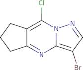 3-Bromo-8-chloro-6,7-dihydro-5H-cyclopenta[D]pyrazolo[1,5-a]pyrimidine