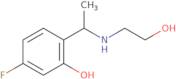 5-Fluoro-2-{1-[(2-hydroxyethyl)amino]ethyl}phenol