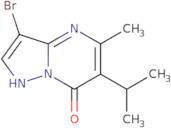 3-Bromo-5-methyl-6-propan-2-yl-1H-pyrazolo[1,5-a]pyrimidin-7-one