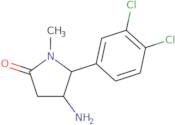 4-Amino-5-(3,4-dichlorophenyl)-1-methylpyrrolidin-2-one