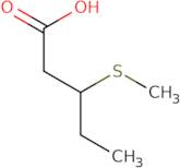 3-(Methylsulfanyl)pentanoic acid