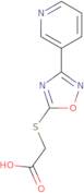 2-{[3-(Pyridin-3-yl)-1,2,4-oxadiazol-5-yl]sulfanyl}acetic acid