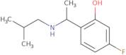 5-Fluoro-2-{1-[(2-methylpropyl)amino]ethyl}phenol