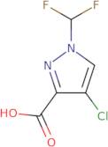 4-chloro-1-(difluoromethyl)-1H-pyrazole-3-carboxylic acid