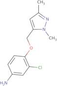 3-Chloro-4-[(1,3-dimethyl-1H-pyrazol-5-yl)methoxy]aniline