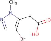 2-(4-Bromo-1-methyl-1H-pyrazol-5-yl)acetic acid