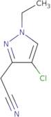 (4-Chloro-1-ethyl-1H-pyrazol-3-yl)acetonitrile