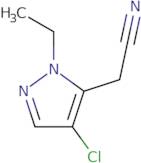 (4-Chloro-1-ethyl-1H-pyrazol-5-yl)acetonitrile
