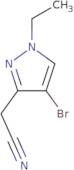 2-(4-Bromo-1-ethyl-1H-pyrazol-3-yl)acetonitrile