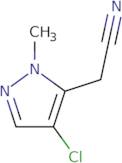 (4-Chloro-1-methyl-1H-pyrazol-5-yl)acetonitrile