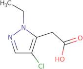 2-(4-Chloro-1-ethyl-1H-pyrazol-5-yl)acetic acid