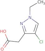 2-(4-Chloro-1-ethyl-1H-pyrazol-3-yl)acetic acid