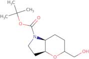 rel-(3aR,5S,7aR)-tert-butyl 5-(hydroxymethyl)hexahydropyrano[3,2-b]pyrrole-1(2H)-carboxylate