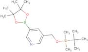 3-(((tert-Butyldimethylsilyl)oxy)methyl)-5-(4,4,5,5-tetramethyl-1,3,2-dioxaborolan-2-yl)pyridine