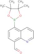 5-(3,3,4,4-Tetramethylborolan-1-yl)quinoline-8-carbaldehyde